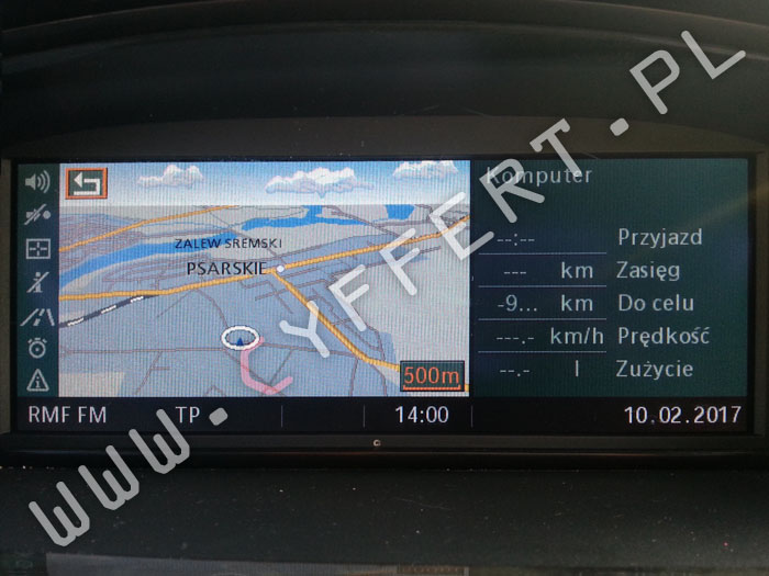 CCC BMW – aktualizacja mapy, polskie menu, konwersja z USA na Europę, aktywacja dodatkowych funkcji, TV FREE