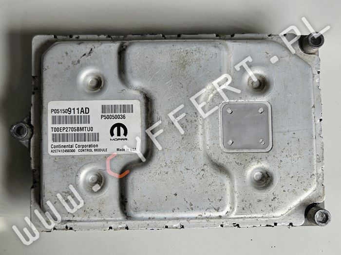 P05150911AD naprawa komputera silnika Jeep Renegade 2,4 brak impulsu wtrysku