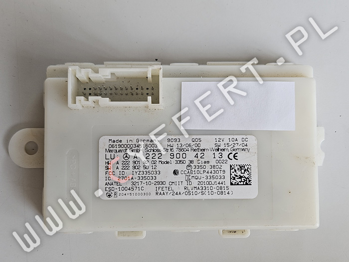 A2139004213 moduł keyless Mercedes